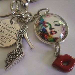 Marilyn Monroe Key Ring